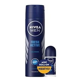 Nivea Men Fresh Active 150 ml Hızlı Kuruma Sprey Deodorant