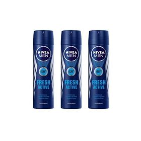 Nivea Men Fresh Active 150 ml Hızlı Kuruma Sprey Deodorant