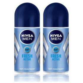Nivea Men Fresh Active 2 x 50 ml Erkek Roll-On Deodorant