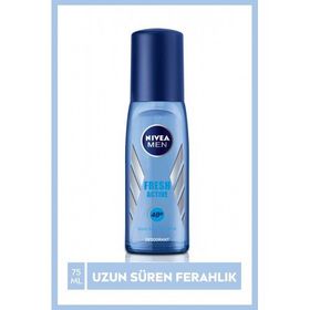 Nivea Men Fresh Active 75 ml Pump Erkek Sprey Deodorant