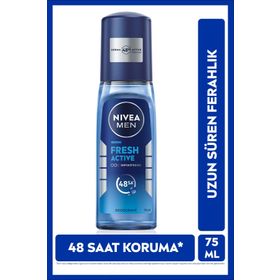 Nivea Men Fresh Active 75 ml Pump Erkek Sprey Deodorant