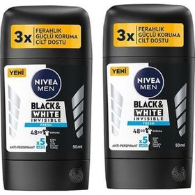 Nivea Men Invisible Black White Fresh 2x50 ml Stick Deodorant