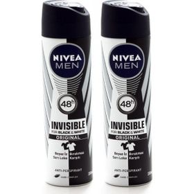 Nivea Men Invisible Black White Power 2x150 Ml Deodorant