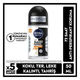 Nivea Men Invisible Black&White Güçlü Etki 2x50 Erkek Roll-On Deodorant