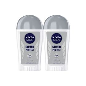 Nivea Men Silver Protect 2x40 ml Erkek Stick Deodorant