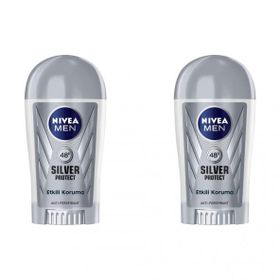Nivea Men Silver Protect 2x40 ml Erkek Stick Deodorant