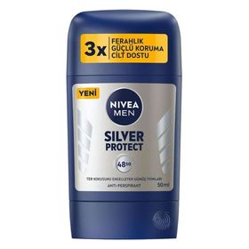 Nivea Men Silver Protect 2x50 ml Erkek Stick Deodorant