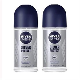 Nivea Men Silver Protect 2x50ml Erkek Roll-on Deodorant