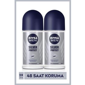 Nivea Men Silver Protect 2x50ml Erkek Roll-on Deodorant