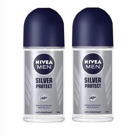 Nivea Men Silver Protect 2x50ml Erkek Roll-on Deodorant