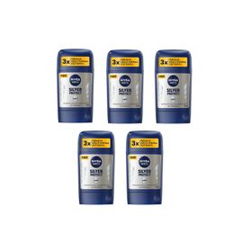 Nivea Men Silver Protect 5x50 ML Erkek Stick Deodorant