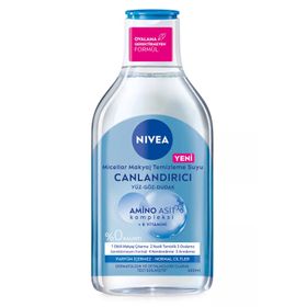 Nivea Micellar Canlandırıcı Yüz Göz ve Dudak İçin 400 ml Makyaj Temizleme Suyu