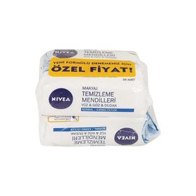 Nivea Normal Ciltler 2x25 Adet Makyaj Temizleme Mendilleri