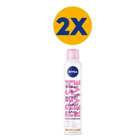 Nivea Orta Saç Tonları İçin 2x200 ml Kuru Şampuan
