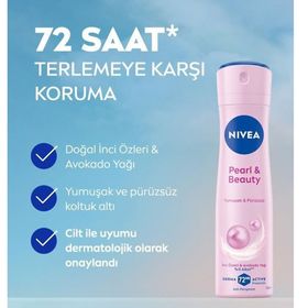 Nivea Pearl Beauty 150 ml Kadın Sprey Deodorant