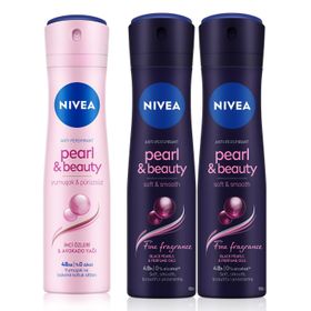 Nivea Pearl Beauty 150 ml ve Pearl Beauty 150 ml Kadın Sprey Deodorant