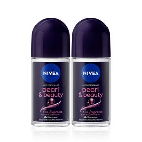 Nivea Pearl & Beauty 2x50 ml Bayan Roll-On
