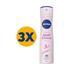 Nivea Pearl Beauty 3x150 ml Kadın Deodorant