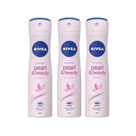Nivea Pearl Beauty 3x150 ml Kadın Deodorant