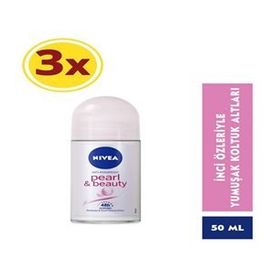 Nivea Pearl & Beauty 3x50 ml Bayan Roll-On