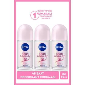 Nivea Pearl & Beauty 3x50 ML Bayan Roll-On