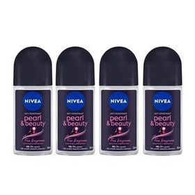 Nivea Pearl Beauty 4x50 ml Kadın Roll-On