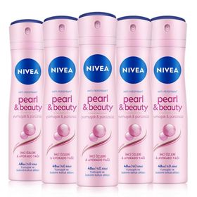 Nivea Pearl Beauty 5x150 ML Kadın Sprey Deodorant
