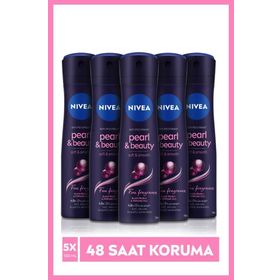 Nivea Pearl Beauty 5x150 ml Sprey Deodorant