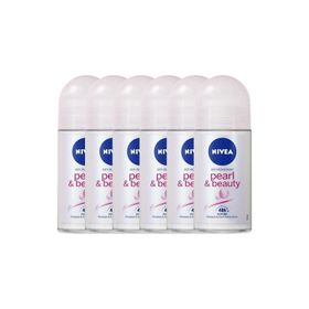 Nivea Pearl Beauty 6x50 ml Kadın Roll-On