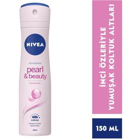 Nivea Pearl & Beauty Antiperspirant Leke Yapmayan Kadın Sprey Deodorant 150 ml