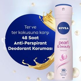 Nivea Pearl Beauty Black 2x150 ml Sprey Deodorant