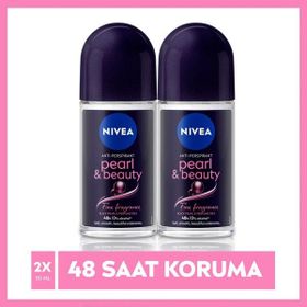 Nivea Pearl Beauty Black 2x50 ml Kadın Roll-On