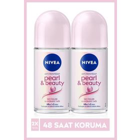 Nivea Pearl Beauty Black 2x50 ml Kadın Roll-On