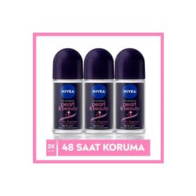 Nivea Pearly Beauty 3x50 ml Kadın Roll-On