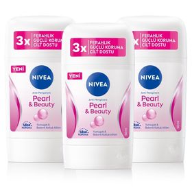 Nivea Pearly & Beauty 3x50 ml Kadın Stick Deodorant