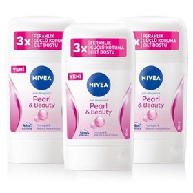Nivea Pearly & Beauty 3x50 ml Kadın Stick Deodorant