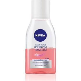 Nivea Pembe 125 ml Hassas Bakım Yapan Çift Fazlı Göz Makyaj Temizleyici