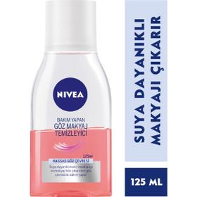 Nivea Pembe 125 ml Hassas Bakım Yapan Çift Fazlı Göz Makyaj Temizleyici