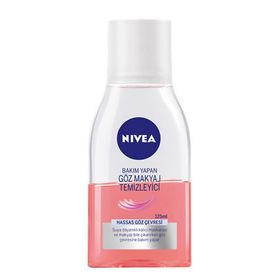 Nivea Pembe 125 ml Hassas Bakım Yapan Çift Fazlı Göz Makyaj Temizleyici