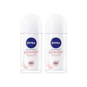 Nivea Powder Touch 2x50 ml Kadın Roll-On Deodorant