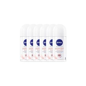 Nivea Powder Touch Roll-On 6x50 ml Deodorant
