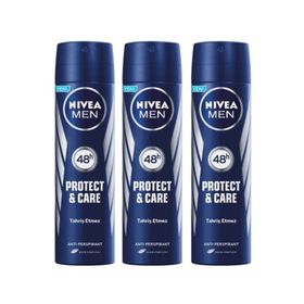 Nivea Protect Care 3x150 ml Erkek Deodorant
