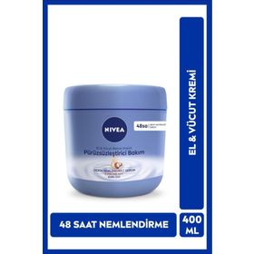 Nivea Pürüzsüzleştirici Kuru Ciltler 400 ml El ve Vücut Bakım Kremi