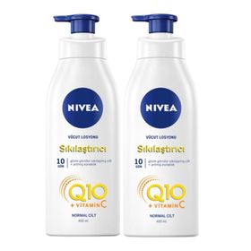 Nivea Q10 2x400 ml Sıkılaştırıcı Vücut Losyonu