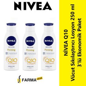 Nivea Q10 3x250 ml Vücut Sıkılaştırıcı Losyon