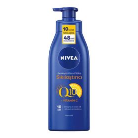 Nivea Q10 Besleyici Vücut Sütü Vitamin C Kuru Ciltler 400 ml Sıkılaştırıcı