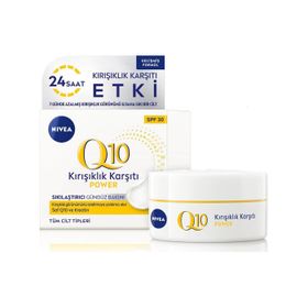 Nivea Q10 Kırışıklık Karşıtı Power Sıkılaştırıcı SPF15 50 ml Gündüz Bakım