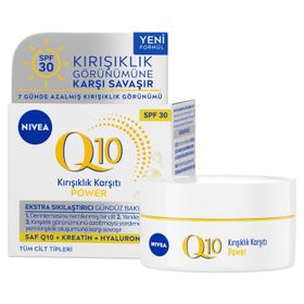 Nivea Q10 Kırışıklık Karşıtı Power Sıkılaştırıcı SPF15 50 ml Gündüz Bakım