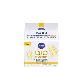 Nivea Q10 Kırışıklık Karşıtı Power Sıkılaştırıcı SPF30 50 ml Gündüz Bakım Kremi