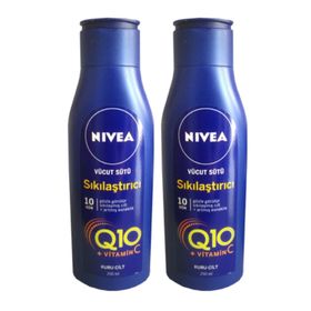 Nivea Q10 Kuru Ciltler 2x400 ml Vücut Sıkılaştırıcı Losyonu